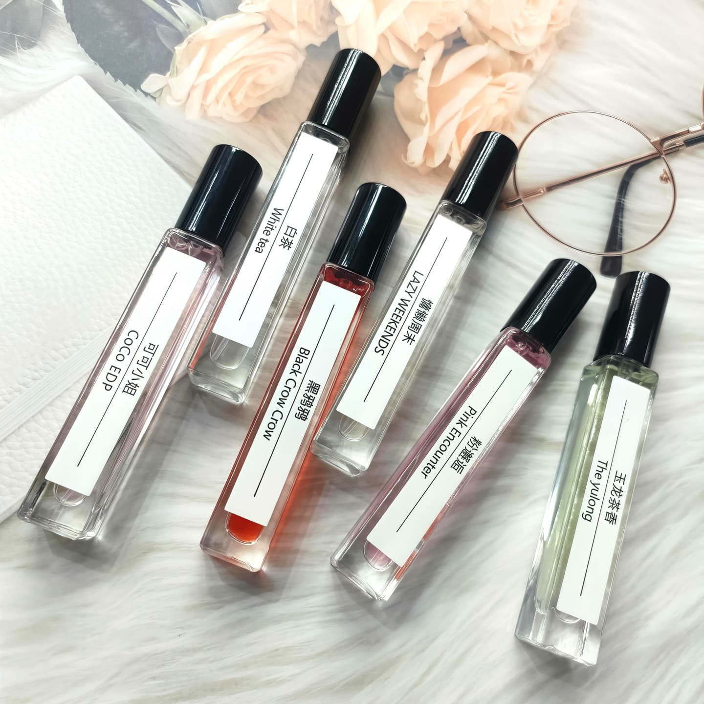Internet-famous night market stall fair Menglusi perfume 10ml sample Q-version domestic hit supply light perfume wholesale.