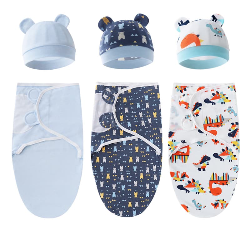 2025 Export European and American Baby Swaddle Blanket 0-6 Months Pure Cotton Newborn Swaddle Blanket, Anti-startle Wrap for Newborns