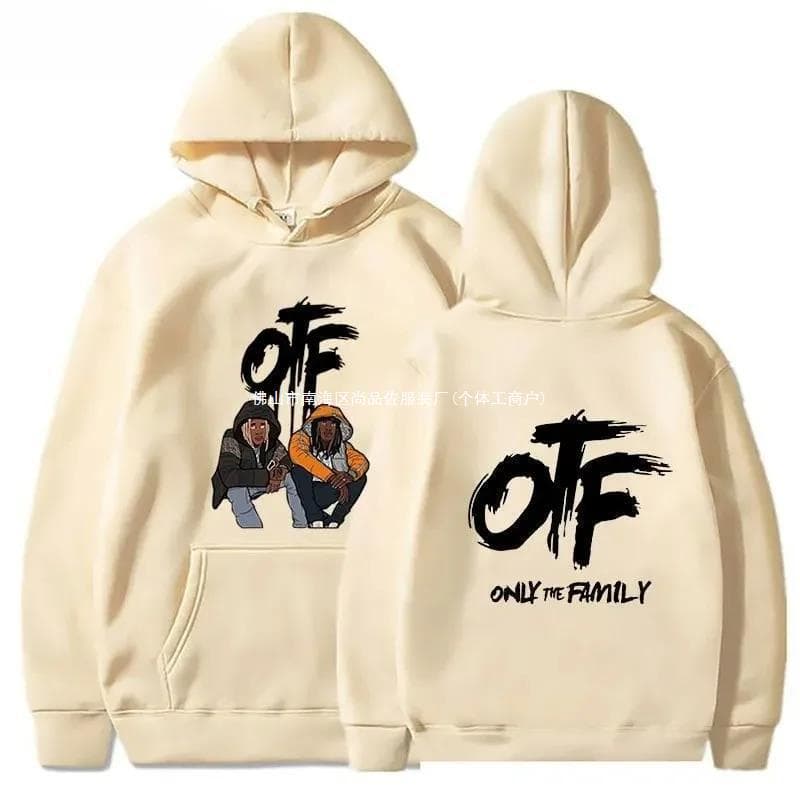 OTF Setr Hip Hop Letter Print Men Hoodie Luxury Brands P