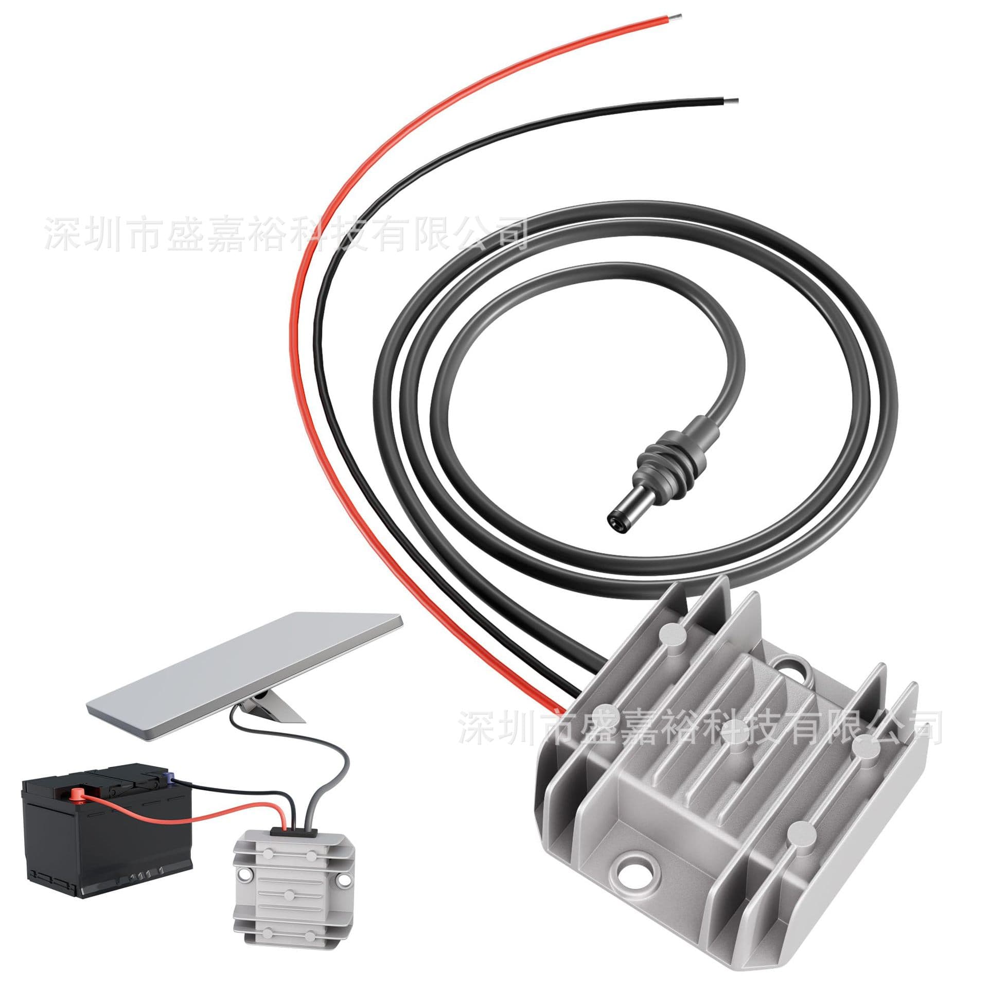 Cross-border applicable Mini12V/24V to 30V3.5A DC5521 boost converter suitable for RVs and ships