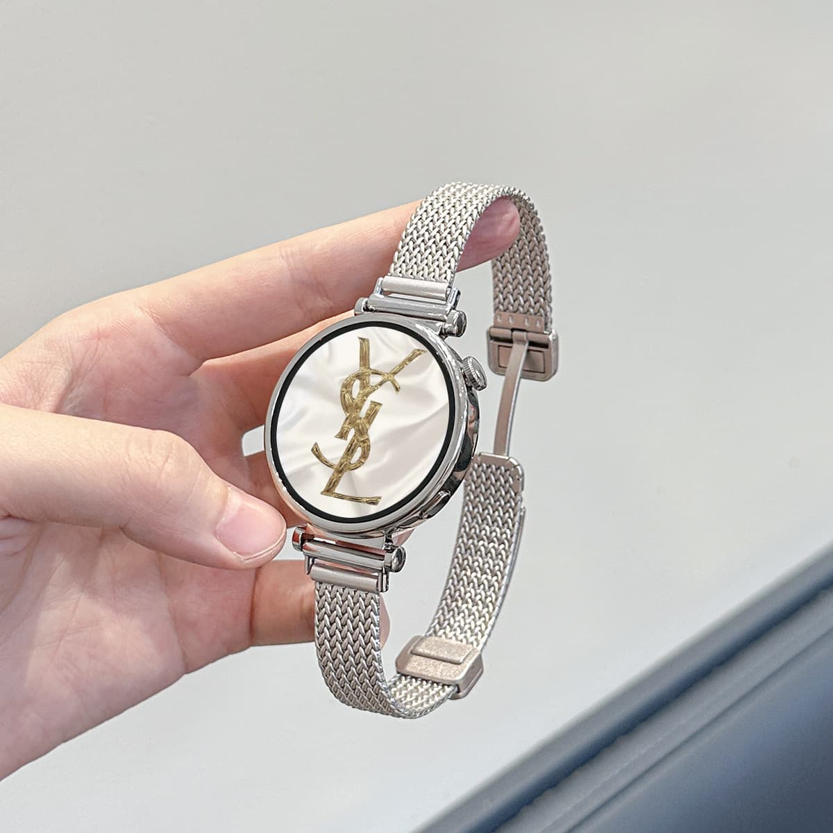 Compatible with Huawei GT6 41mm Watch Band Slim Wheat Ear Magnetic Clasp Huawei GT5 Buckle Watch Women's Band