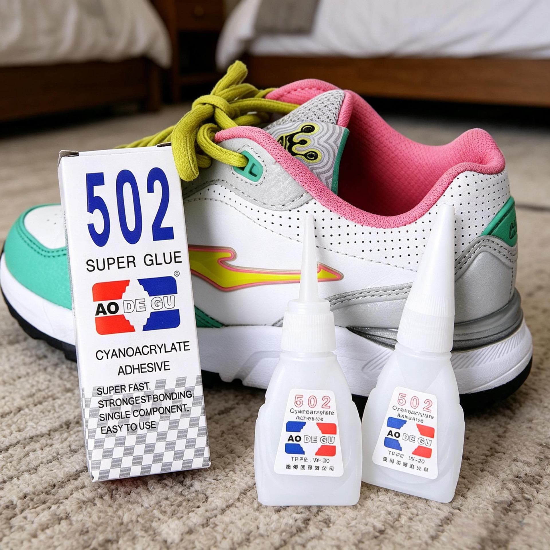502 glue household multi-functional plastic bonding quick-drying glue creative shoe repair and shoe adhesion instant-drying glue
