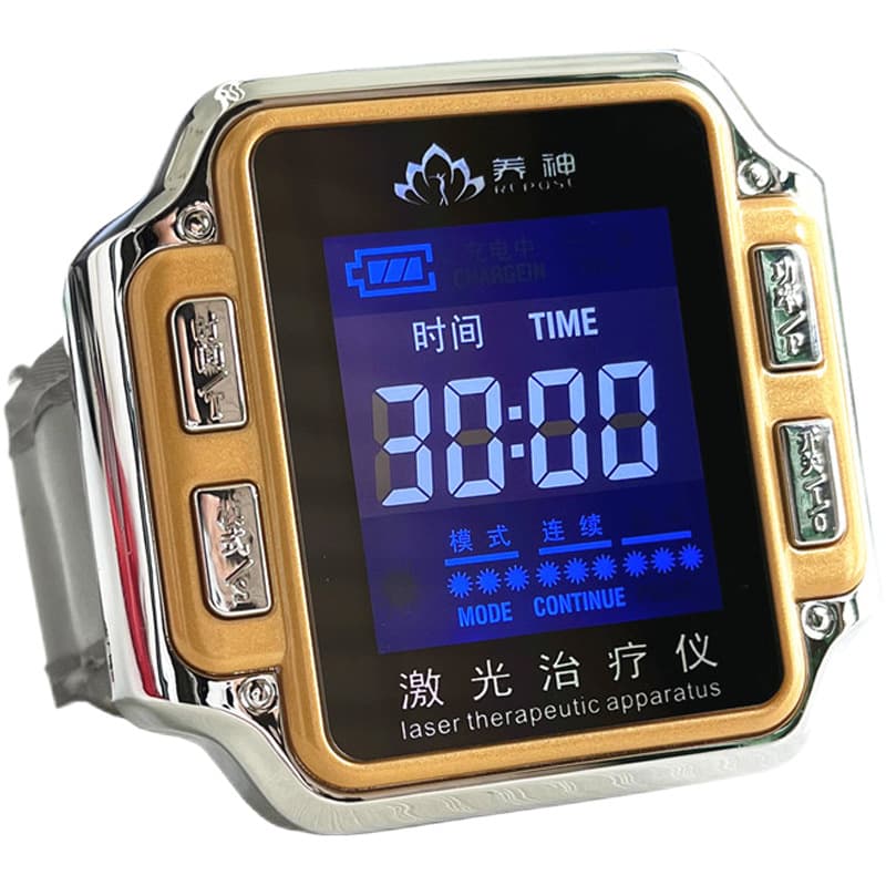 Semiconductor Laser Therapy Watch for Three Highs (Blood Pressure, Lipids, Viscosity), Blood Sugar, Cardiovascular, Rhinitis, and Nasal Congestion