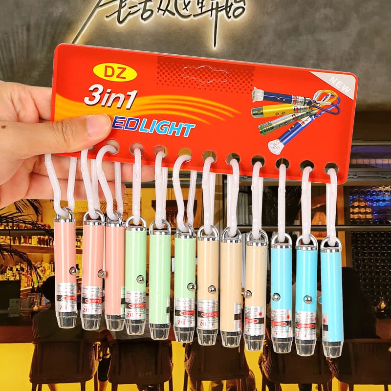Infrared Laser Pointer with UV Light for Money Detection and Teaching, Mini Fluorescent Toy for Kids