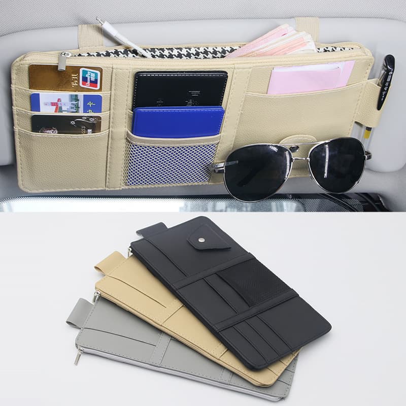 New multi-functional car sun visor storage clip, car sunshade, special glasses clip, car decoration product.