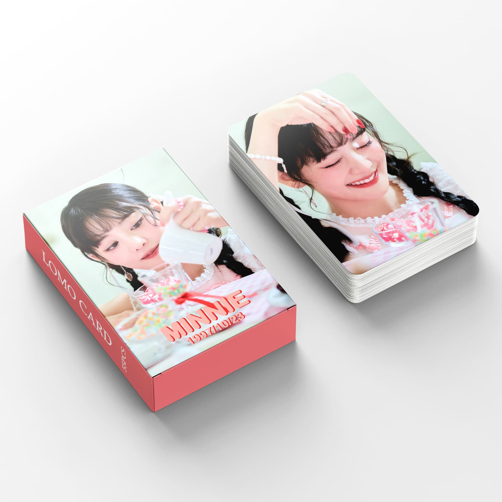 55 GIDLE MINNIE photo cards in stock 2025 SEASON'S GREETINGS photo card MINNIE