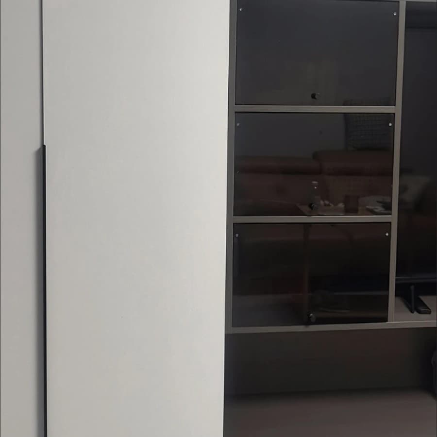 Acrylic Cabinet Door Black Tea Color Door Panel Transparent Frosted Organic Glass Panel Simple Door Panel