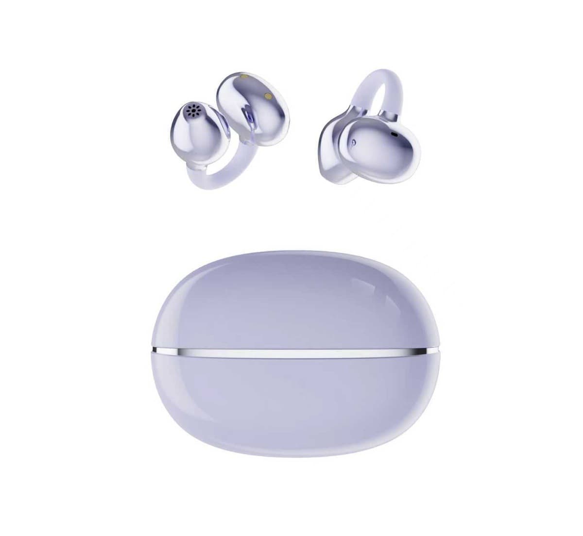 Cross-Border Hot Selling Clip-On GQ-13 Bluetooth Earphones, Noise Reduction, Low Latency, Lossless Sound Quality, Bone Conduction + Earring Diamond Buckle
