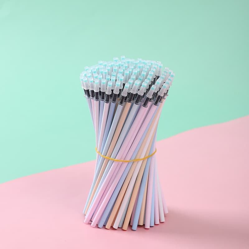 Macaron-Colored Universal Needle Tip Pen Refills 0.5mm 0.35mm Gel Pen Refills Student Supplies Exam-Specific Refills