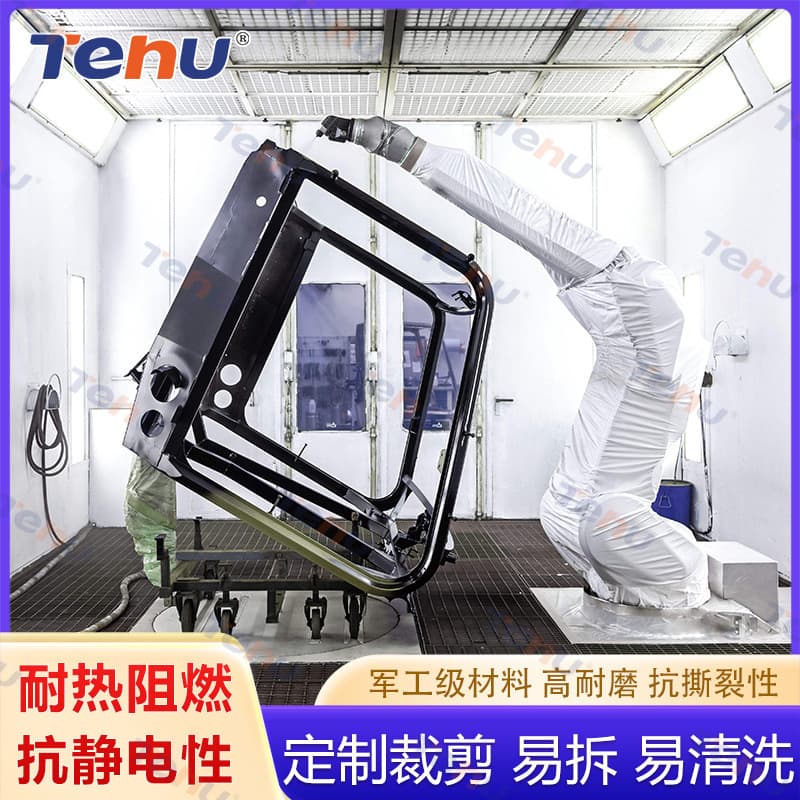 Special Protection Industrial Spraying Series Protective Suit Waterproof Acid and Alkali Resistant Anti-Static Corrosion Resistant Robot Arm Dust Cover Sandblasting