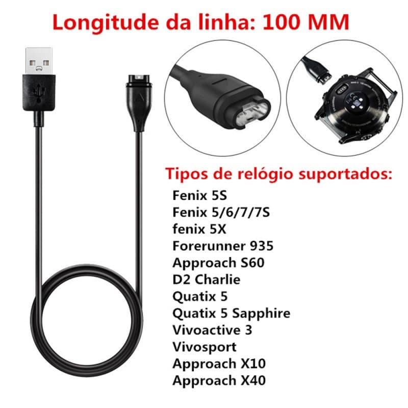 Smartwatch Charging Cable Charging Dock with Protection Plate