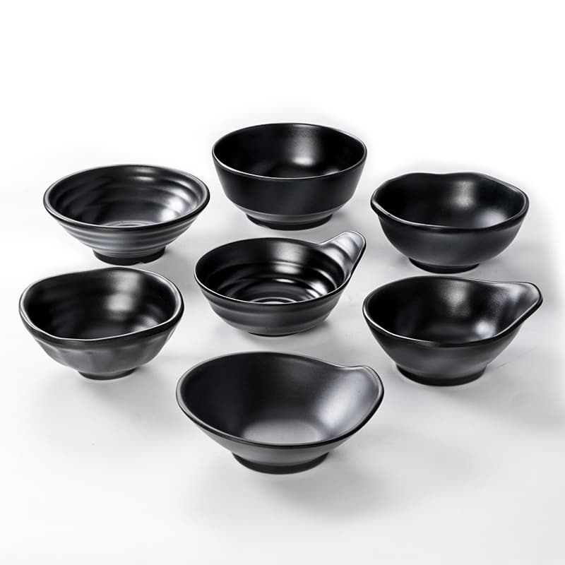 Taide melamine tableware small bowl dipping rice bowl commercial imitation porcelain small soup bowl restaurant bowl hot pot seasoning sauce bowl