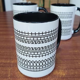 Custom Plain White Porcelain Ceramic Mug with Heat Transfer Coating Sublimation Mug Festival Gift Advertising Cup