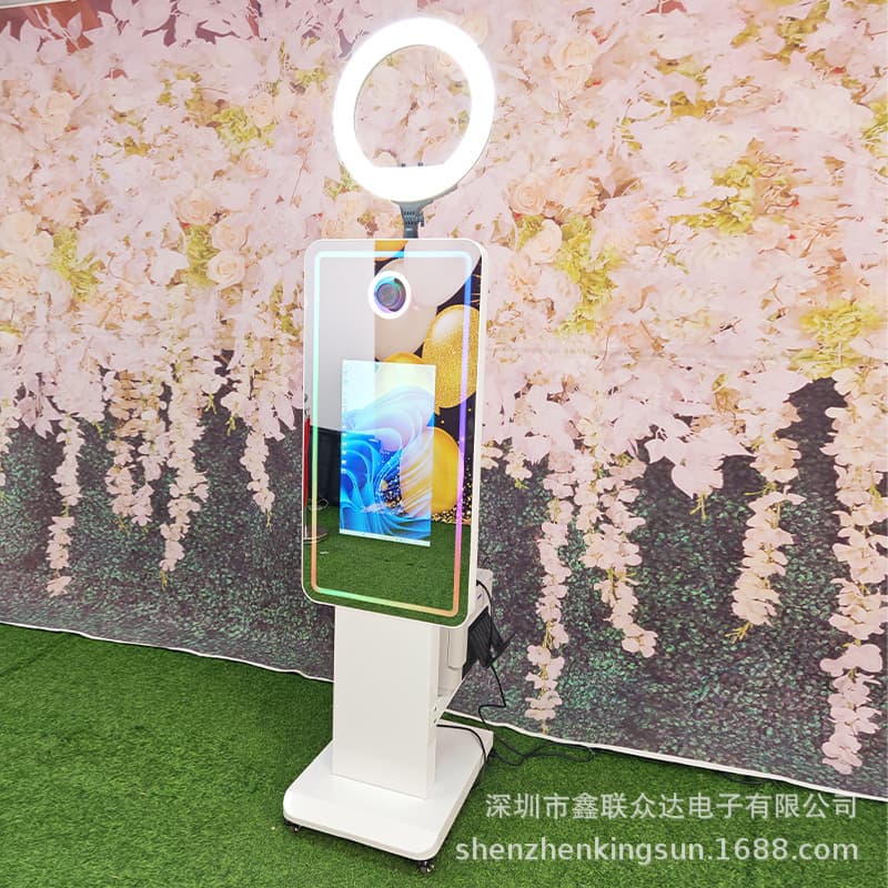 Instant Print Beautiful Moments Mirror Photo Booth - Top Choice for Wedding Party Event Rentals