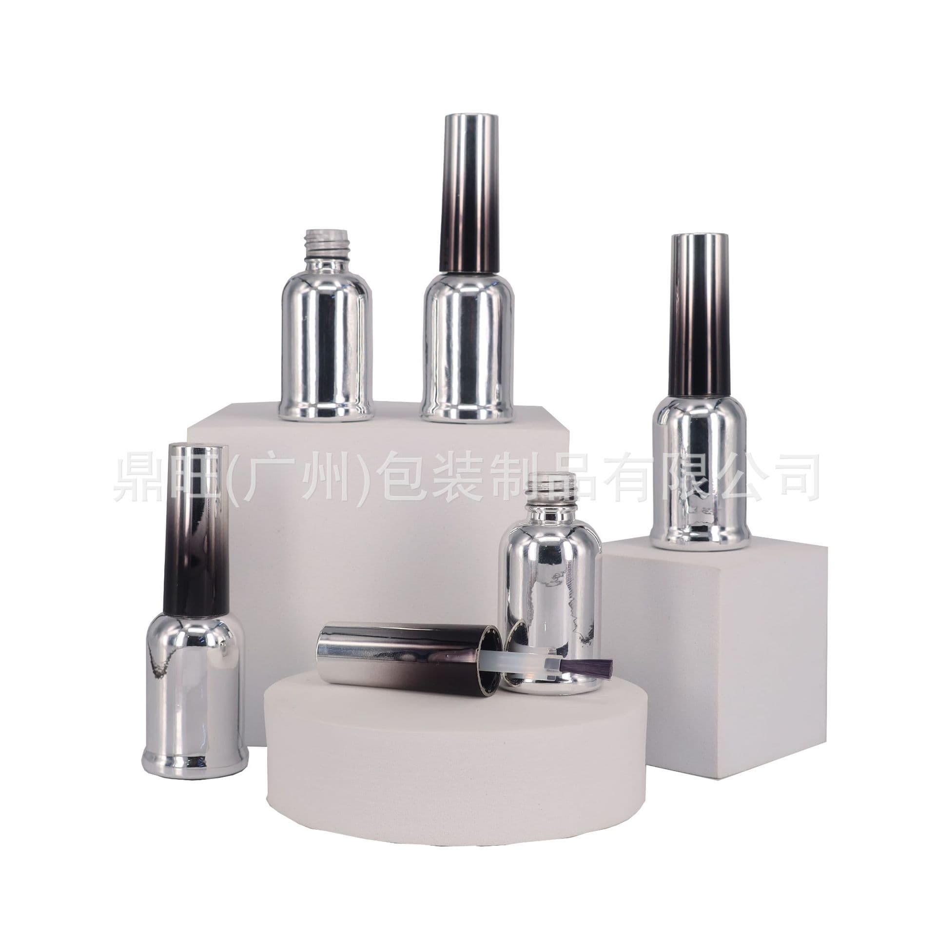 9ml electroplated nail polish bottle, nail polish bottle, functional glue series packaging bottle, opaque nail polish bottle