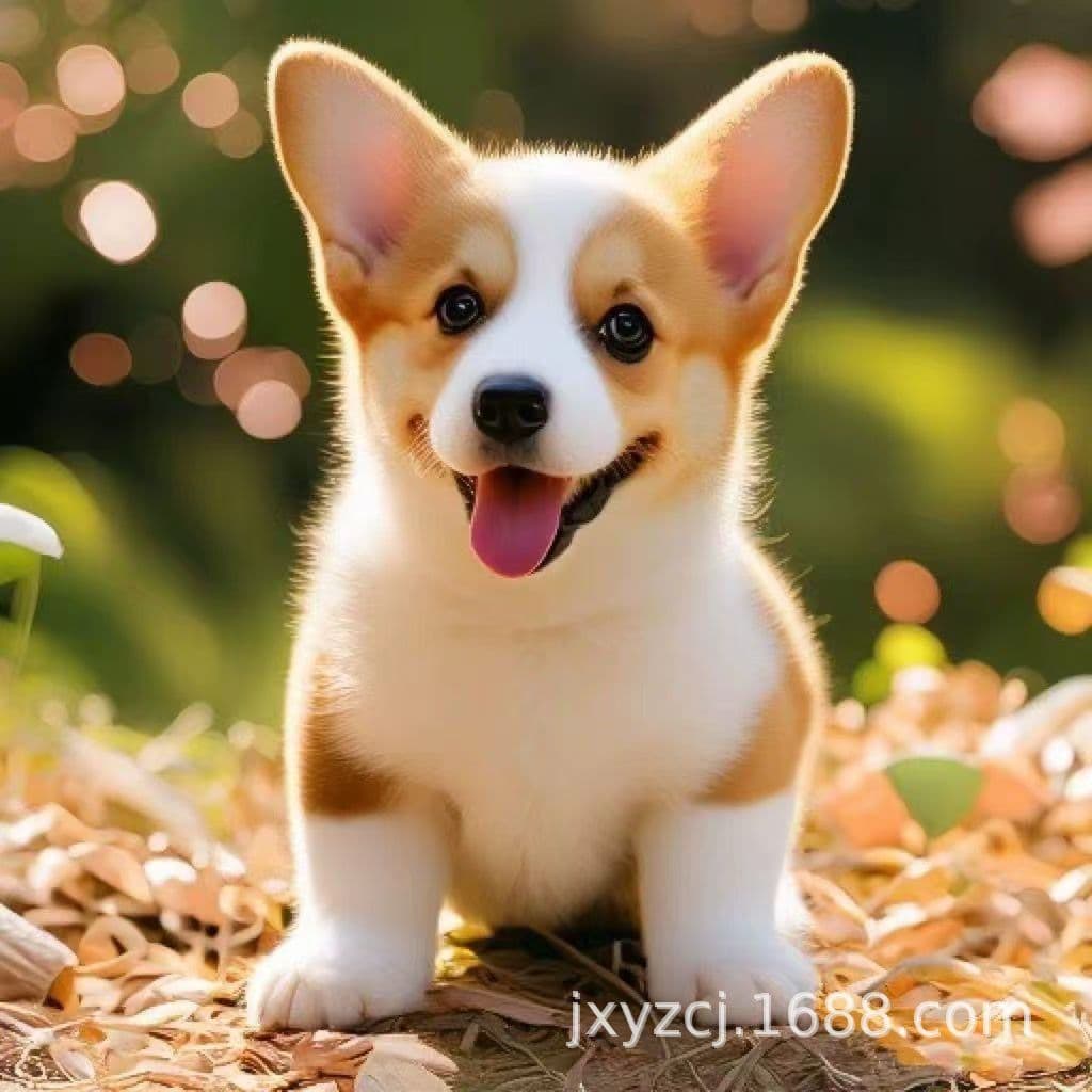Purebred Pembroke Welsh Corgi Puppy Live Small Puppy Two-Color Three-Color Pet Dog Corgi Puppy