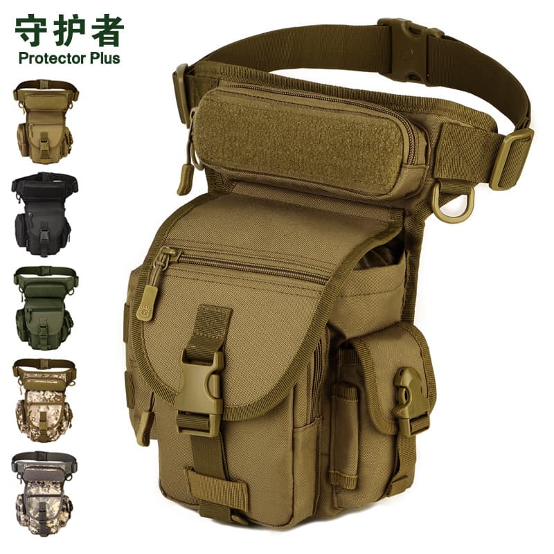 Hot-selling fishing tactical leg bag for climbing, outdoor hiking waist bag, add-on military enthusiast cycling leg bag