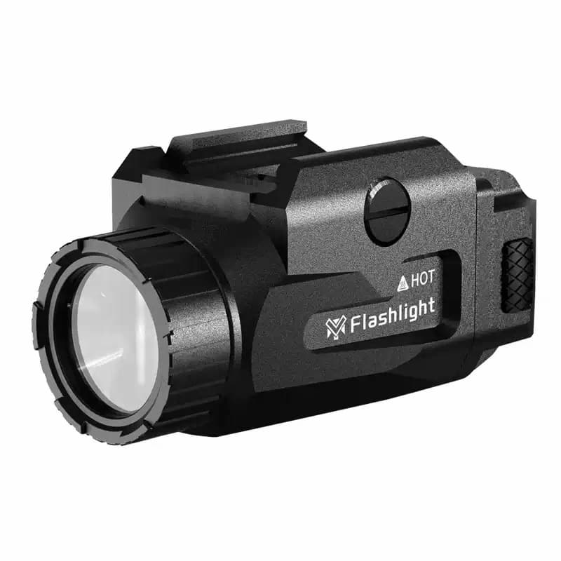 MRY Alloy Under-Mounted 800LM Constant-On Strobe Dual-Mode Long Battery Life Metal Tactical Flashlight for Glock