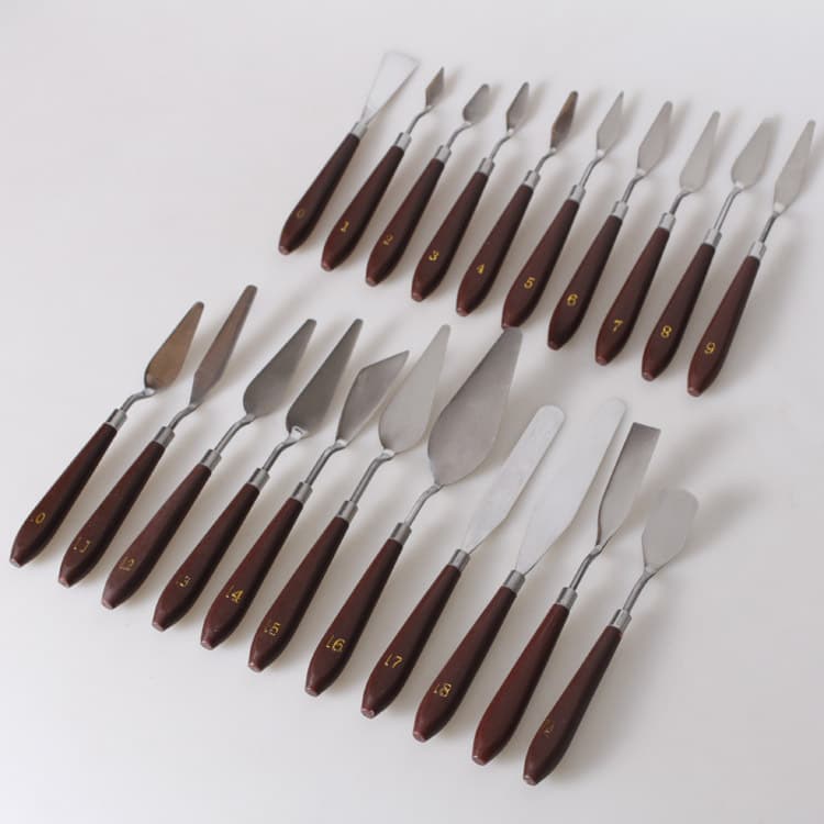 Oil Painting Knives Palette Knives Color Mixing Spatula Paint Scrapers Art Tools