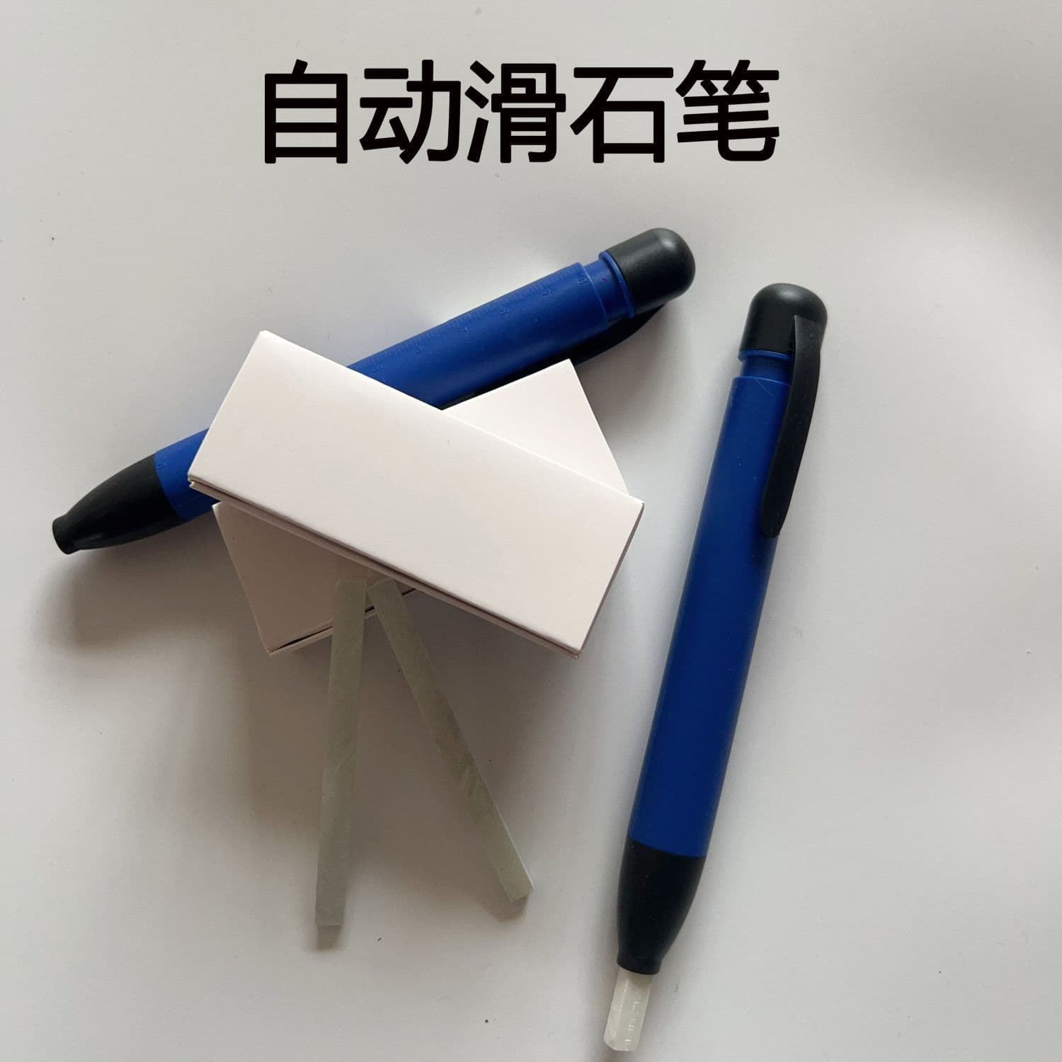 Automatic Talc Pen, Marking Pen for Steel and Iron, Special Refill, Construction and Carpenter's Marker Pen, Tooth Powder