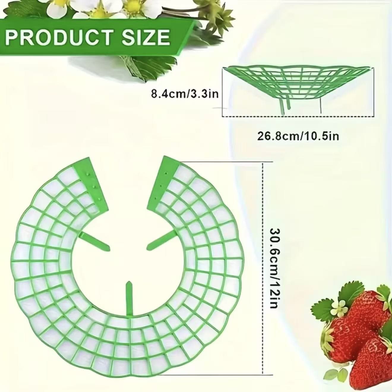 3D Strawberry Planting and Cultivation Support Frame, Square Bracket, Anti-Rotting Gardening Tray, Hydroponic Tool