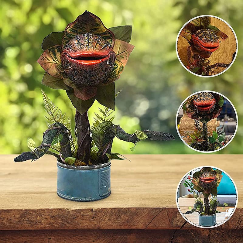 Export Outdoor Yard Venus Flytrap Planter Ornament Craft Detachable Resin Decoration