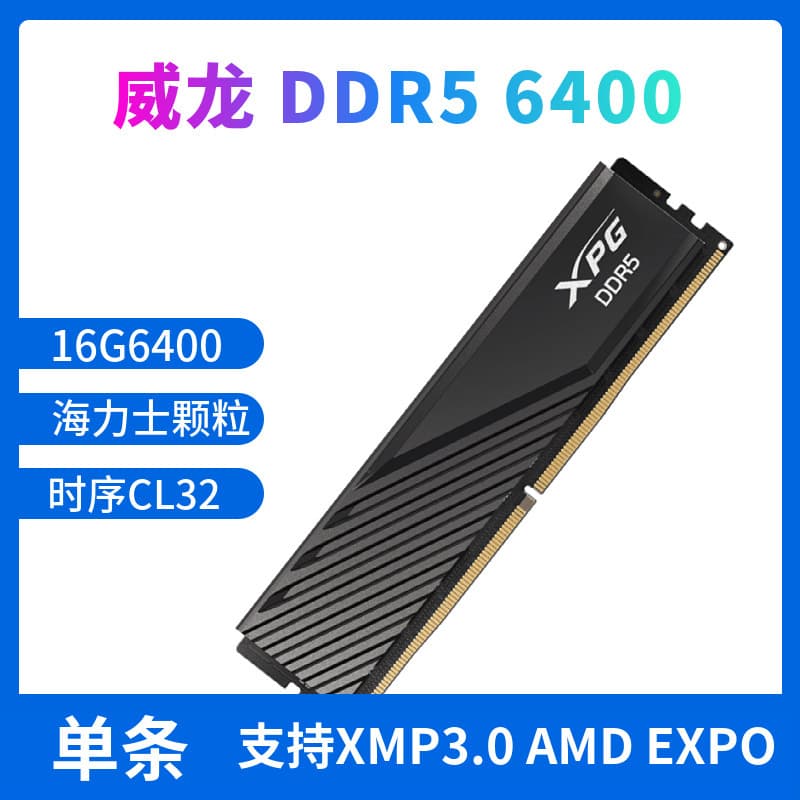 Compatible with XPG Lancer D300, Lancer D300G 16G 32G 6000 6400 DDR5 RAM Module Single Stick