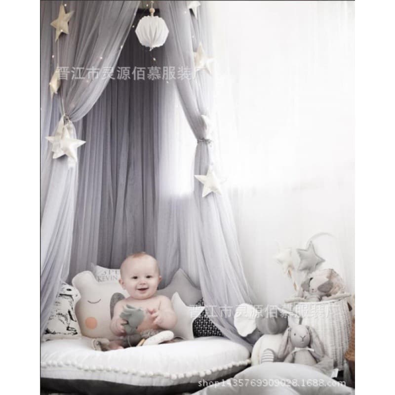 Nordic Children's Room Dome Mesh Tent Bed Canopy Mosquito Net Kids Room Decorative Tent