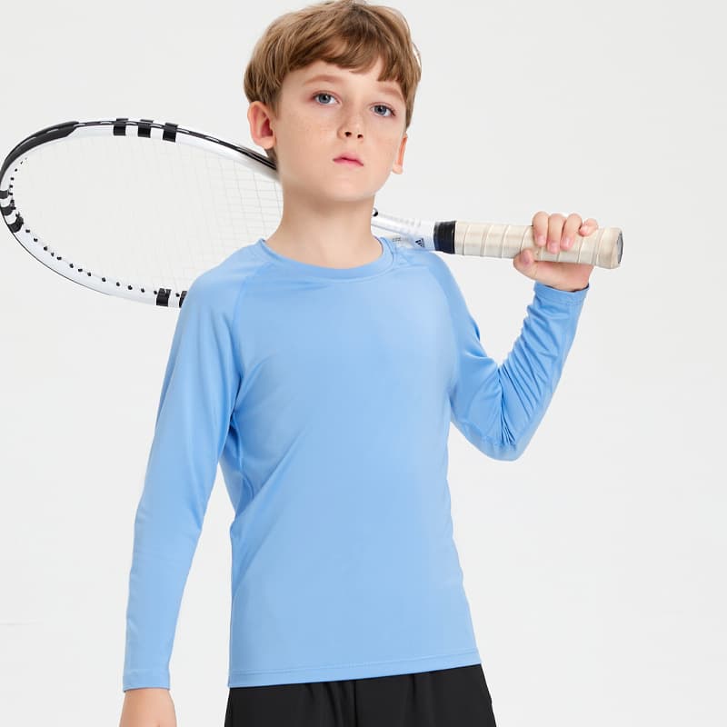 Summer Children's Breathable Elastic Compression Wear, Boys' Elementary School Student Basketball Football Uniform Training Outdoor Running Sportswear