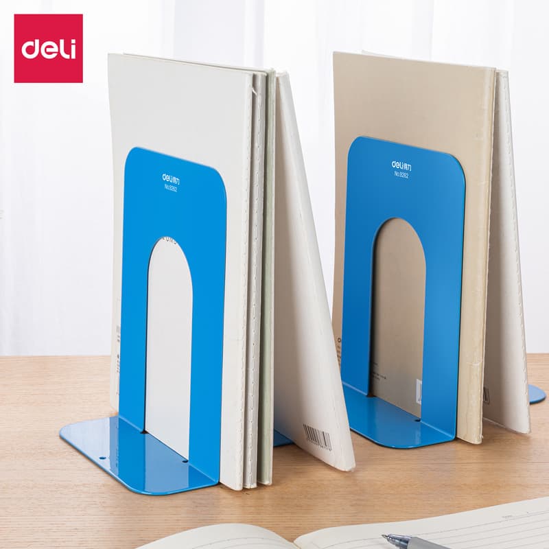 Deli 9262 metal bookend bookend 7.5 inch iron bookend Deli bookend wholesale