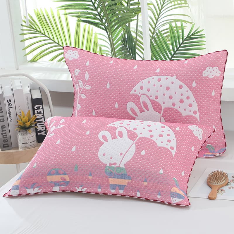 Gauze pillowcase, absorbent, thin, single pack, for home use, students, adults, and large pillows.