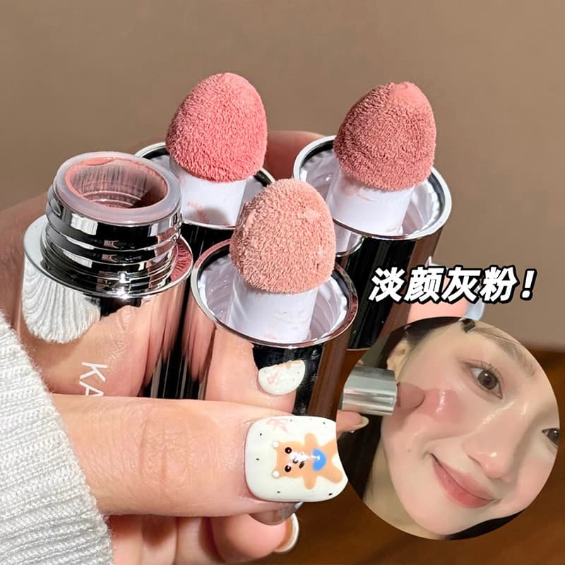 KAKE Velvet Liquid Blush White Natural Korean Color Low Saturation Matte Blush Stick Student Parity