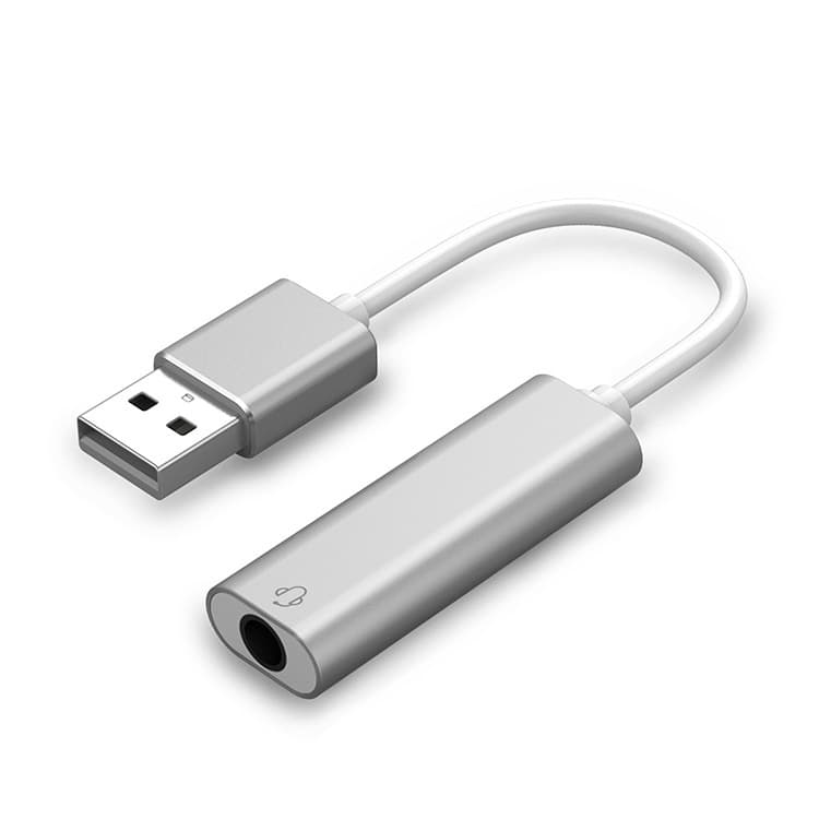 USB Sound Card 7.1 Aluminum Alloy for Laptop External Computer, Dedicated Karaoke Mobile Voice Microphone Live Sound Card