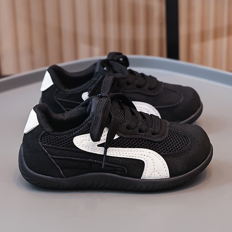 Spring New Children's Shoes Mesh German Training Shoes Casual Vintage Soft Sole Agassi Shoes Nantong Shoes Girls' Shoes