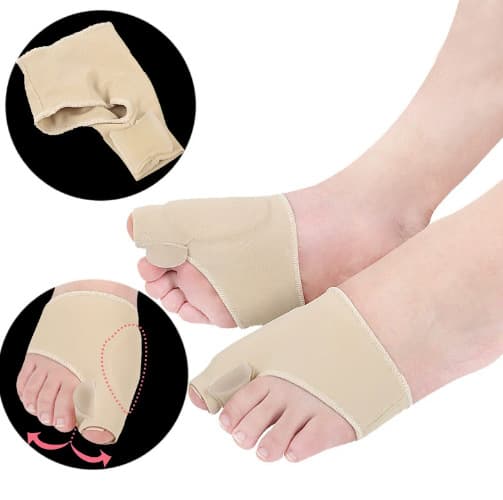 SEBS Foot Sleeves, Bunion Corrector for Women and Men, Day and Night Big Toe Sleeves, Toe Separators, and Foot Pads