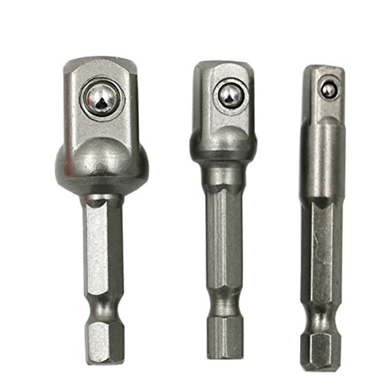 Hexagonal handle socket connecting rod/conversion head steel ball rod socket conversion wrench 3 pieces