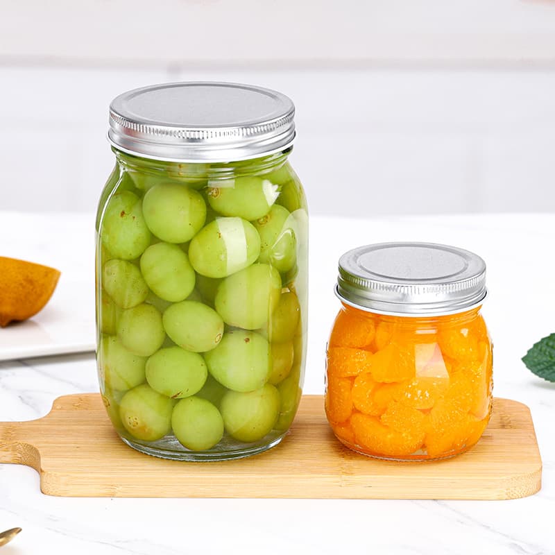 Food-Grade High-Temperature Resistant Round and Square Jam Lemon Paste Honey Jar Guilinggao Strawberry Jar Lead-Free Glass Sealed Jar
