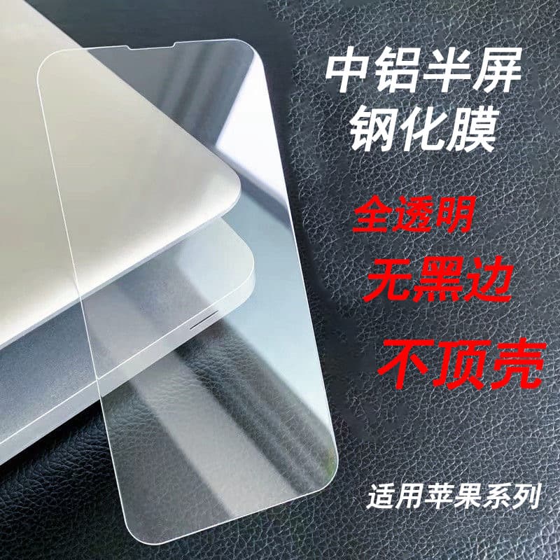 Tempered Glass Screen Protector for iPhone 16, iPhone 13 Pro, SE4, High Definition, Semi-Covered, Anti-Explosion