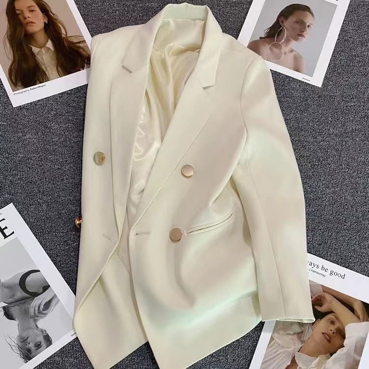 Bright Color Women's Blazer, 2025 Spring/Autumn New Korean Style Versatile Elegant Petite Casual Cross-Border Trade