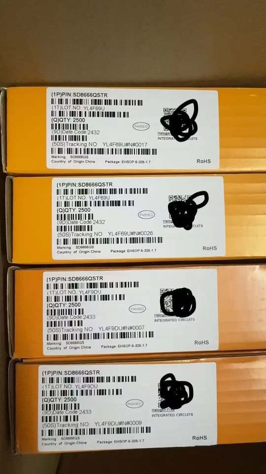 Silan Micro SD8666QSTR EHSOP5 Built-in High Voltage MOS PWM+PFM Control IC