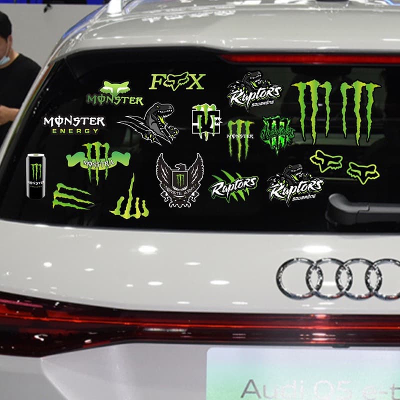 Foreign trade new Devil Claw sticker Kawasaki motorcycle electric car modified Ghost Claw helmet scratch decoration personalized sticker
