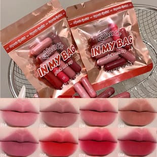 [Cross-Border Exclusive] 8-Color Lipstick Capsule Lipstick Set Natural Long-Lasting Non-Stick Cup Mini Matte Lipstick Wholesale