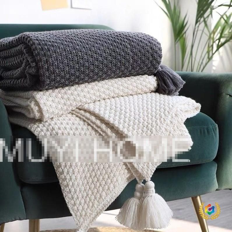 Baby Atmosphere Photo Background Knitted Blanket Full Moon 100-Day Decoration Cloth Baby Cover