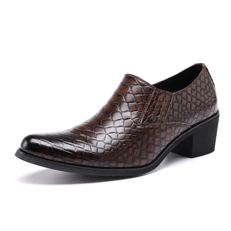 Cross-border Men's Shoes Spring Autumn British Style Patent Leather Shoes Business Formal Casual Shoes Pointed Toe Small Leather Shoes