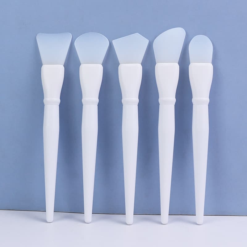 Face Mask Brush and Beauty Bowl Set - Soft Silicone Face Mask Brush with Mixing Bowl for DIY Face Masks