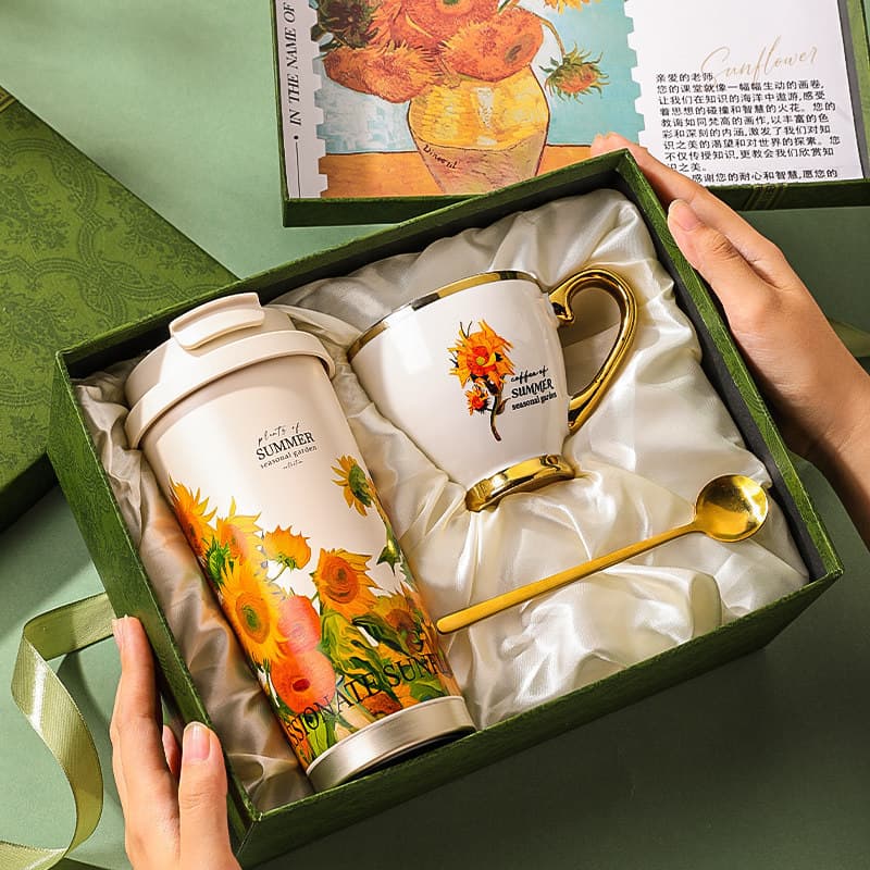 Teacher's Day gift 2026 new style for female teachers, class teachers, girls' birthdays, high-end practical thermos cups as souvenirs