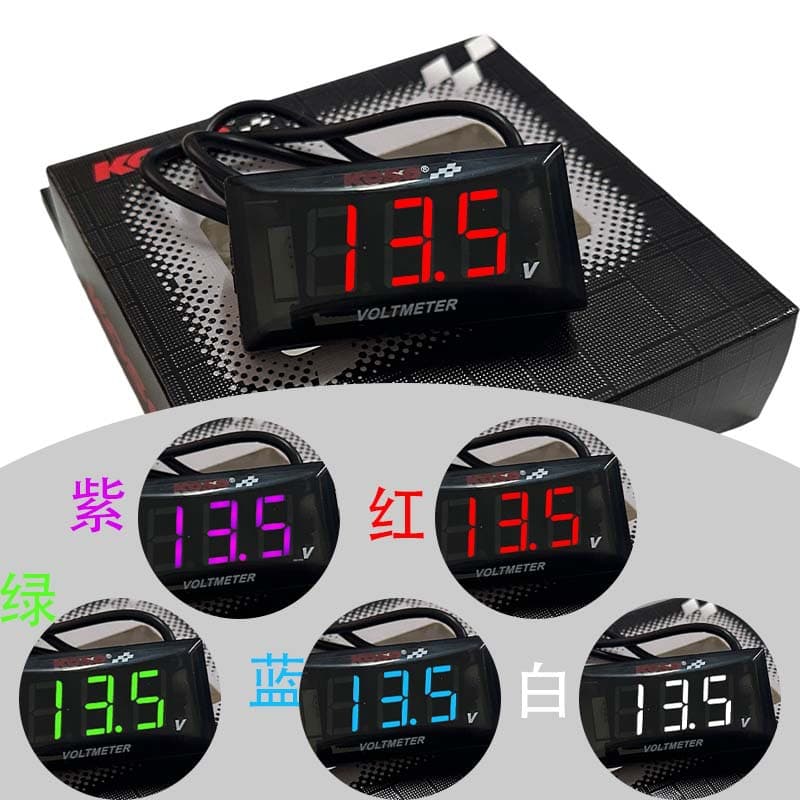 KOSO voltmeter for electric vehicles and motorcycles, 12-150V electronic meter/instrument.