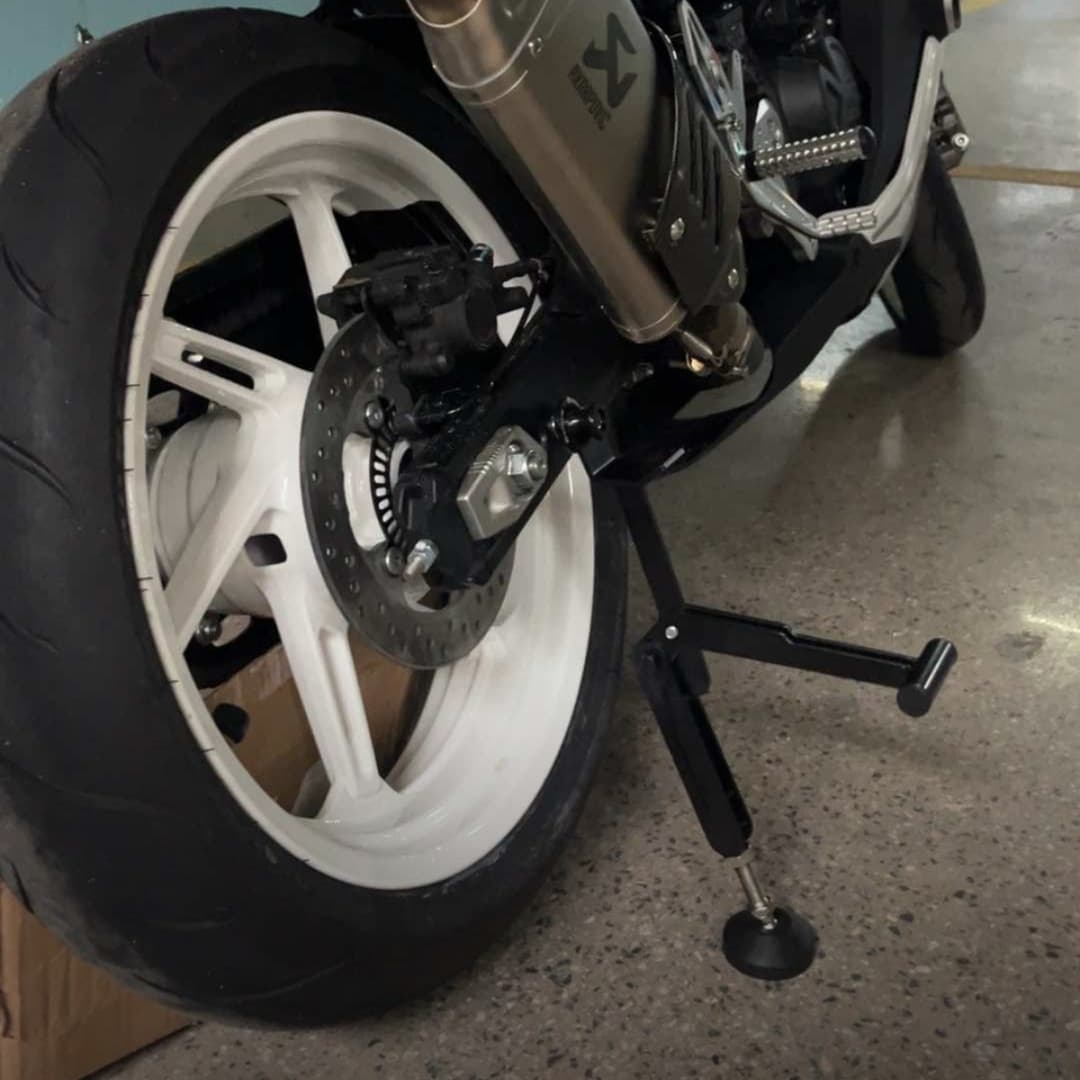 Motorcycle Portable Stand Rear Wheel Motorcycle Paddock Stand Support Bracket Portable Maintenance Repair Tool Swingarm Chain