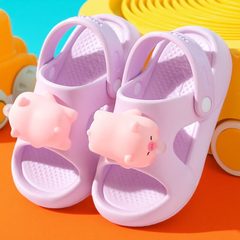 Girls EVA sandals summer non-slip dual-purpose sandals soft bottom beach shoes little girl princess open toe children's sandals