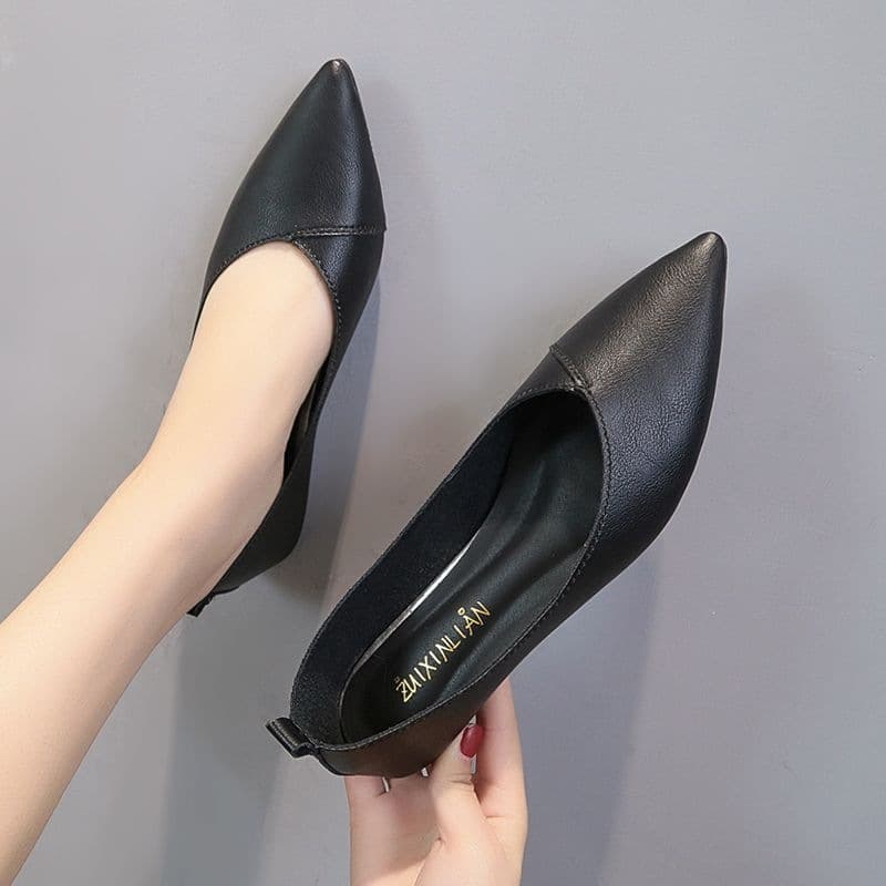 Slip-On Flats Women's Wanwan Style Dress Shoes Versatile Fairy Style Elegant Flats 2026 Spring/Summer New